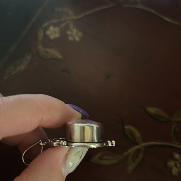 Lovely Sterling Silver Pink Quartz Pendant 💗 - Picture 5 of 7